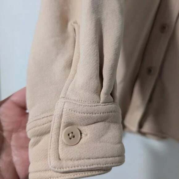 Aritzia Wilfred Free | Free Terry Fleece Shirt Jacket - Picture 6 of 9